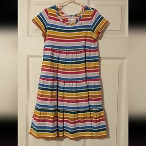 Hanna Andersson Rainbow Striped Twirl Dress